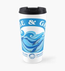 Taza de viaje George And Gracie (Instituto de Cetáceos): Inspirado por Star Trek IV: The Voyage Home