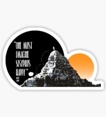 Sisyphus is happy Sticker
