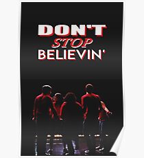 Hör nicht auf Believin - Glee Poster