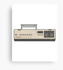 Retro VHS Player Video Cassette 80s Electronics Canvas Print