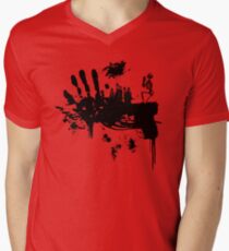 Bloody Guns! Men's V-Neck T-Shirt
