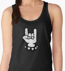 rock hand metal roll music Women's Tank Top