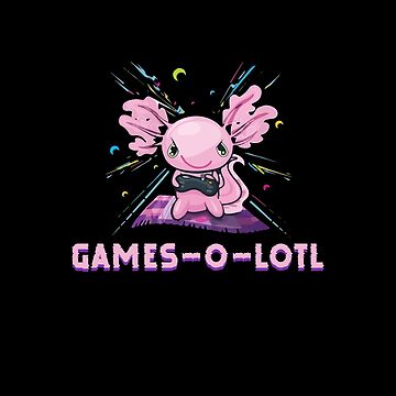 Gamesolotl Axolotl Gamer Anime Gifts Kawaii Boys Girls Drawstring Bag
