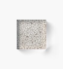 Background sportsmen Acrylic Block