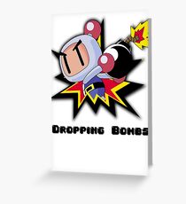 Dropping Bombs Greeting Card