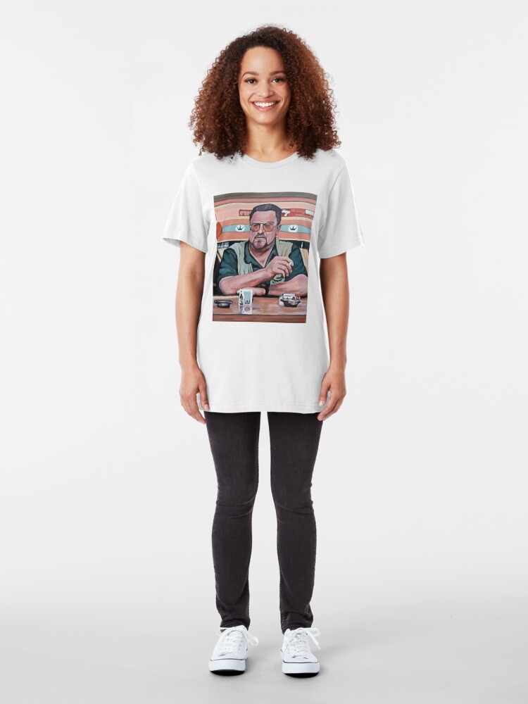 Alternate view of Walter Sobchak Slim Fit T-Shirt