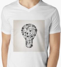 Sports a bulb Men's V-Neck T-Shirt