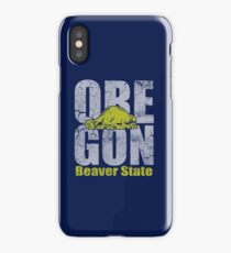Vintage Oregon Beaver State iPhone Case