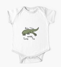 Baby T-Rex Hates Tummy Time One Piece - Short Sleeve