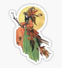 Autumn Witch Sticker