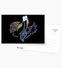 Galactic Rainbow Dash Postkarten