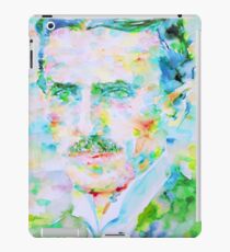 NIKOLA TESLA watercolor portrait iPad Case/Skin