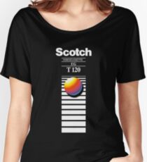 Retro VHS tape vaporwave aesthetic Women's Relaxed Fit T-Shirt
