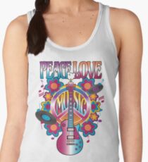 Peace, Love and Music Women's Tank Top