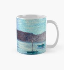 sailboats, sailing, wall art, nautical art, home decor, ocean painting Mug