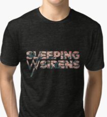 Sleeping with Sirens Flower Logo Tri-blend T-Shirt