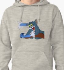 Tom The Cat Killing Himself Pullover Hoodie