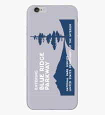 Vinilo o funda para iPhone Blue Ridge Parkway Sign, VA y NC, EE. UU.