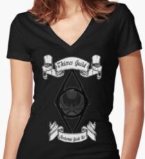 Thieves Guild Women's Fitted V-Neck T-Shirt