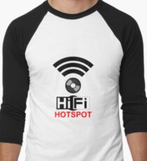 HiFi Hotspot Men's Baseball ¾ T-Shirt