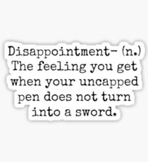 Percy Jackson Disappointment Sticker