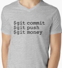 Git Money Men's V-Neck T-Shirt