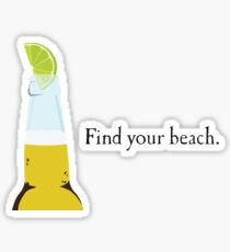 Corona Bottle and Lime Sticker