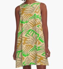 zag A-Line Dress