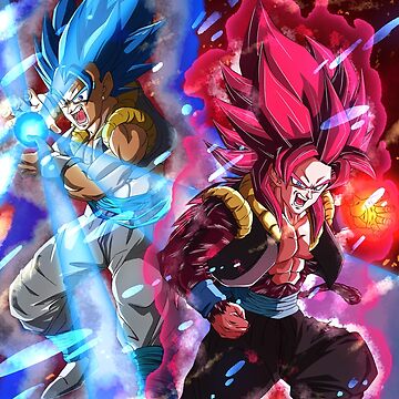 Vegito Blue and Gogeta Blue Wallpaper Poster Canvas