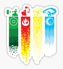 Avatar- Four Elements Sticker