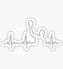 My Heart Beats For Water Polo Sticker