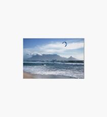 Kite Surfing in Cape Town, South Africa Art Board