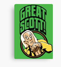 Time Travelers, Series 1 - Doc Brown (Alternate 2) Canvas Print