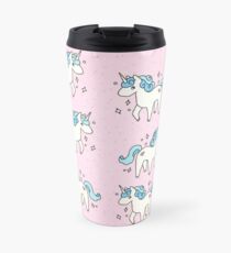 Unicorn Scatter Pattern Travel Mug
