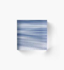 Shadow Painted Ice ... Sprinkled with Snow Acrylic Block