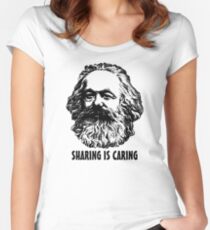 Sharing is caring Women's Fitted Scoop T-Shirt