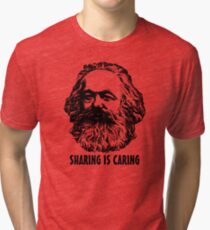 Sharing is caring Tri-blend T-Shirt