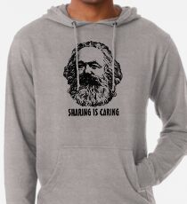 Teilen ist Kümmern Leichter Hoodie