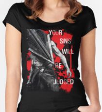 Your Sins Will Be Judged...again Women's Fitted Scoop T-Shirt