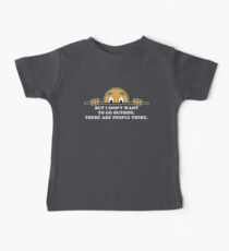 Social Phobia Humor Saying Baby Tee