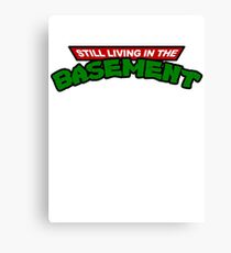 Turtles Still Living in the Basement Canvas Print
