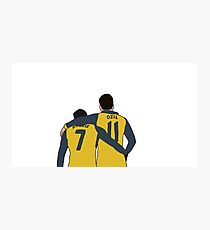 Sanchez and Ozil Photographic Print