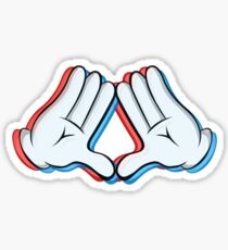 Stereoscopic swag hand Sticker