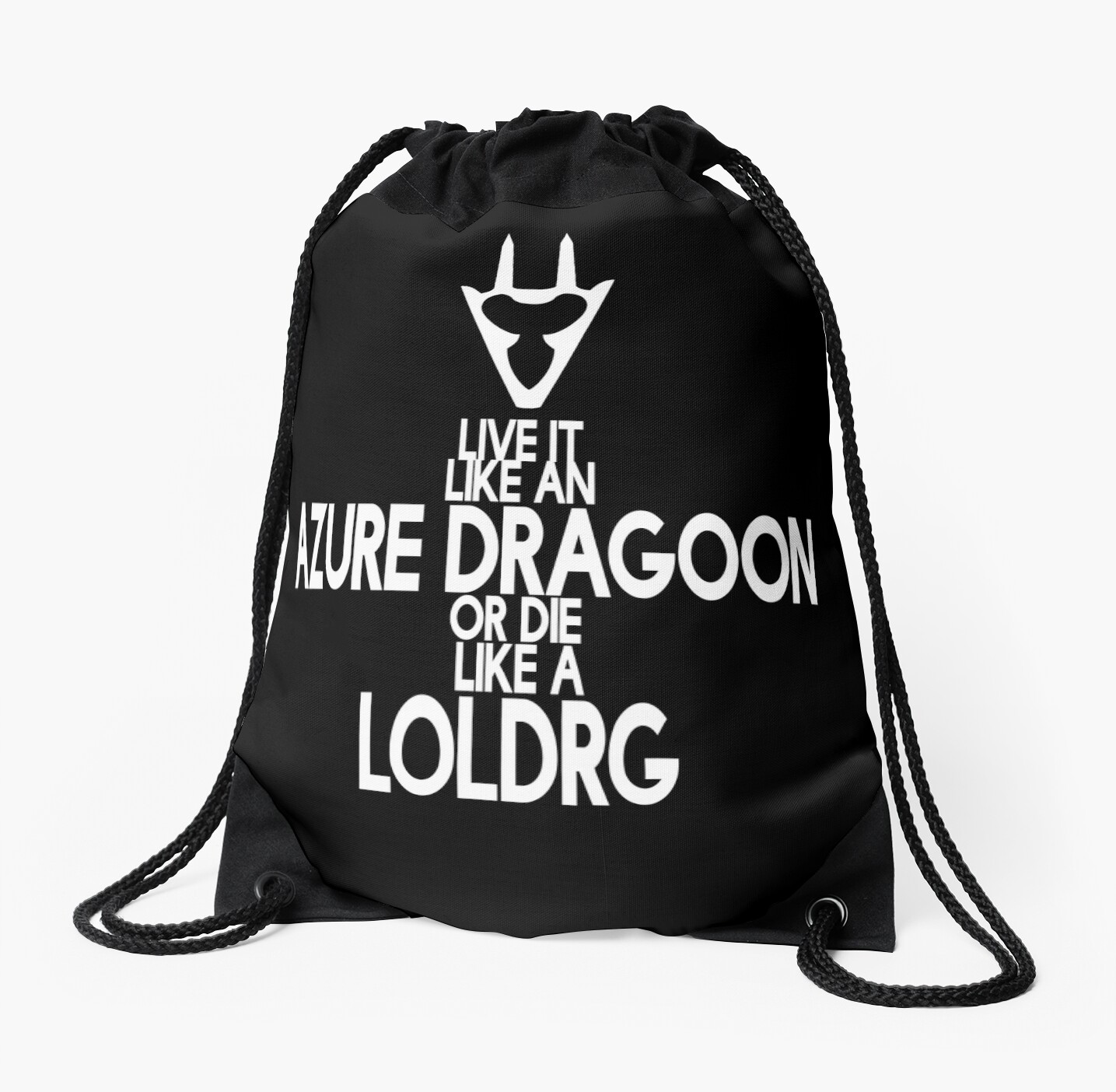 "FFXIV A Goon's Truth" Drawstring Bags by Avichu Redbubble