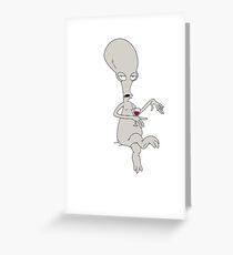 roger american dad Greeting Card