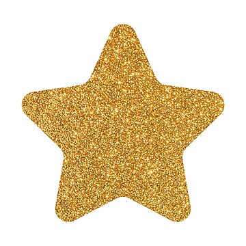 Gold Star Glitter with Black Background Poster for Sale by arkeadesain