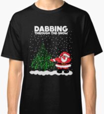 Cute Funny Dabbing Through the Snow Classic T-Shirt