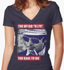 Gonzo Hunter S Thompson Women's Fitted V-Neck T-Shirt