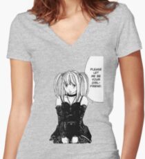 misa Women's Fitted V-Neck T-Shirt