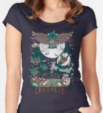 Starter's family: Decidueye Women's Fitted Scoop T-Shirt